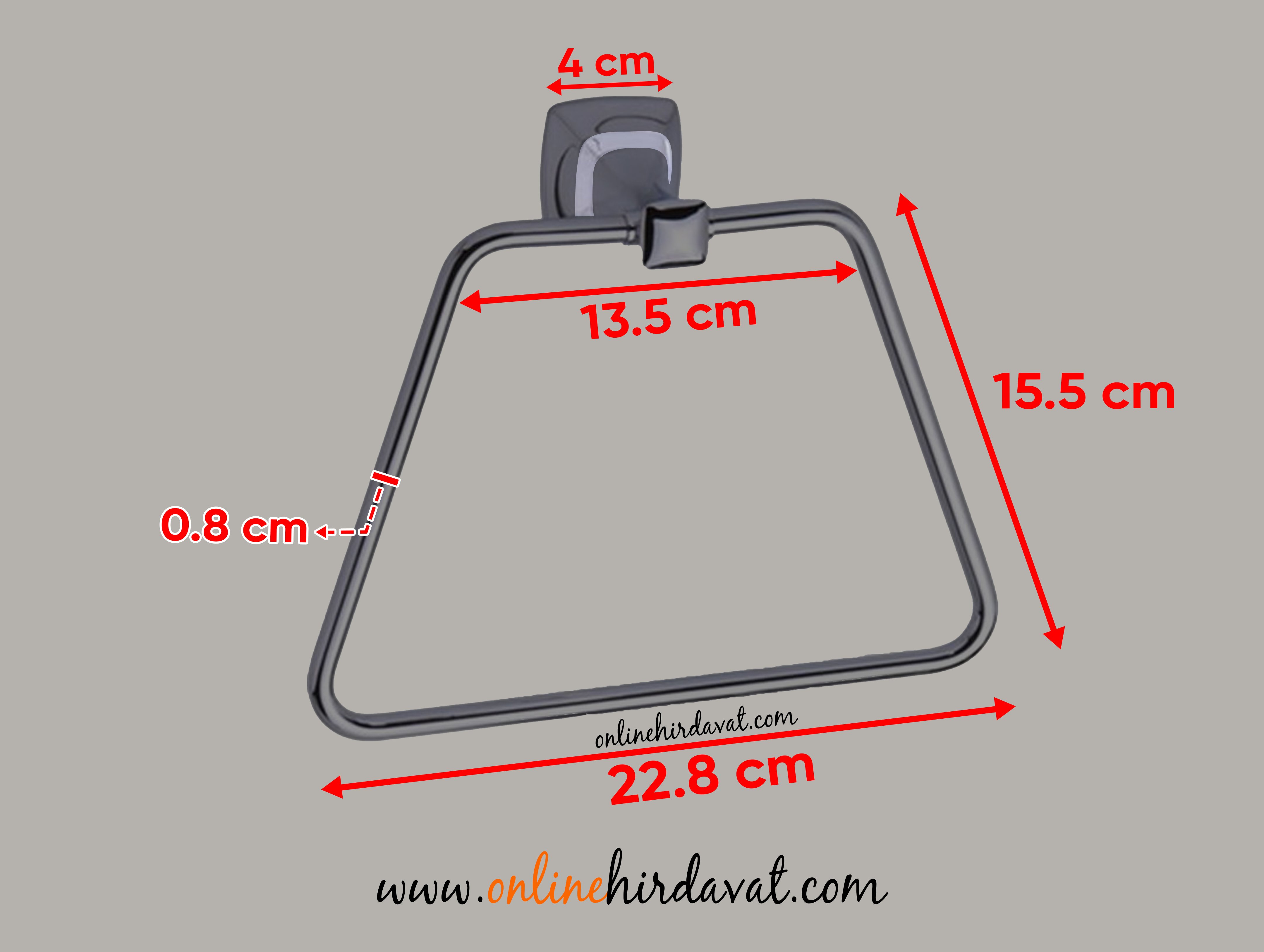 Duxxa Eiffel Yuvarlak Havluluk